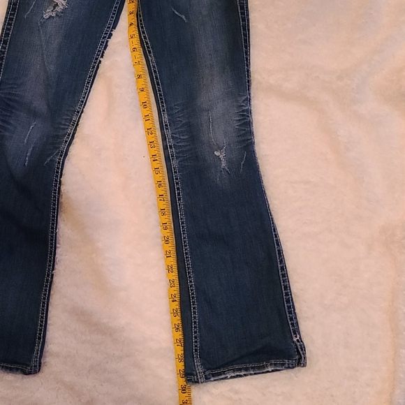 Silver Bootcut Jeans - Picture 5 of 8